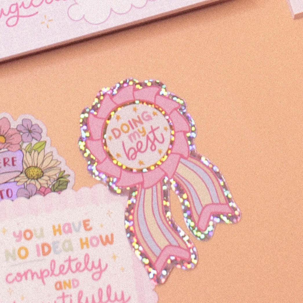 The Rosy Redhead Sticker
