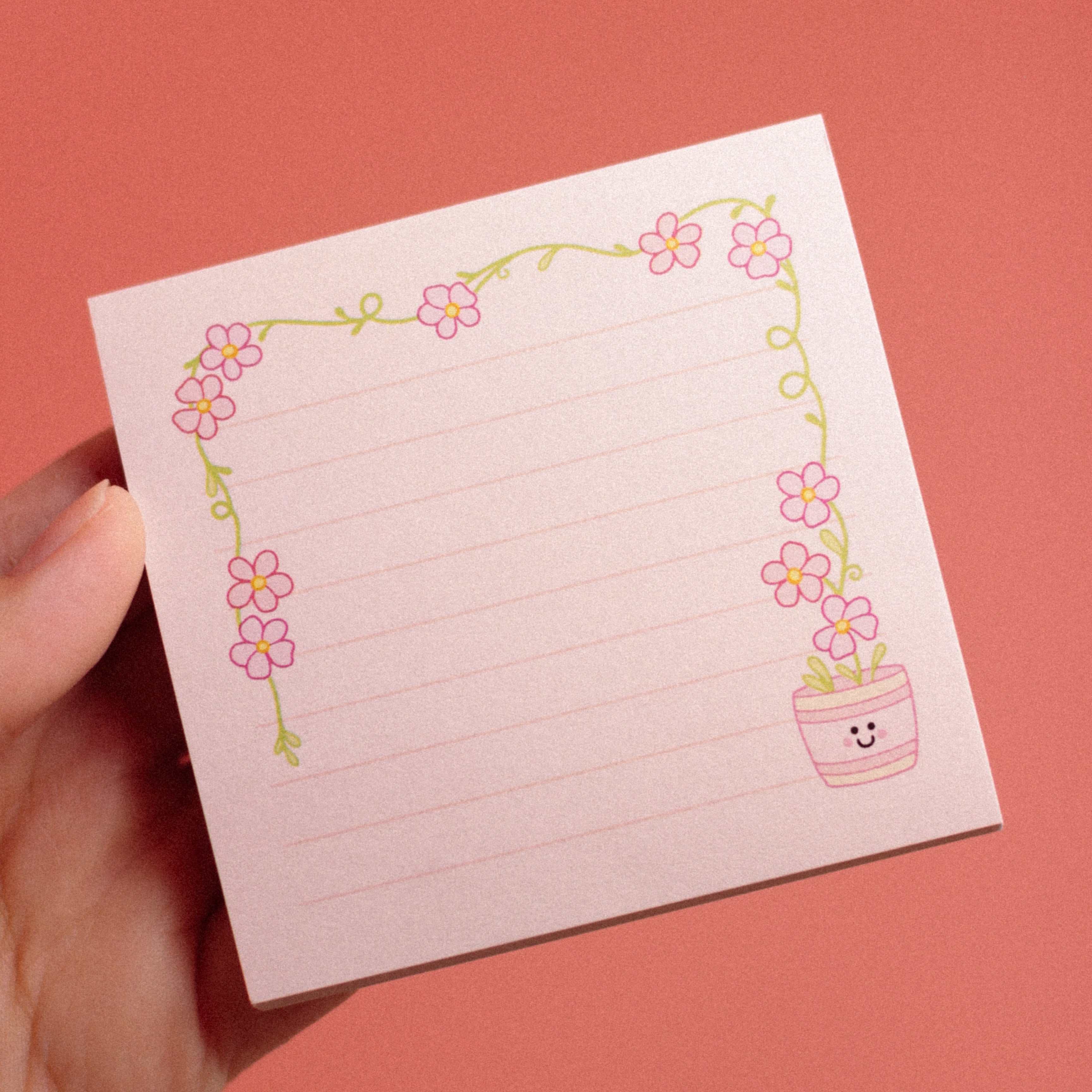 The Rosy Redhead Sticky Note