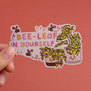 The Rosy Redhead Sticker