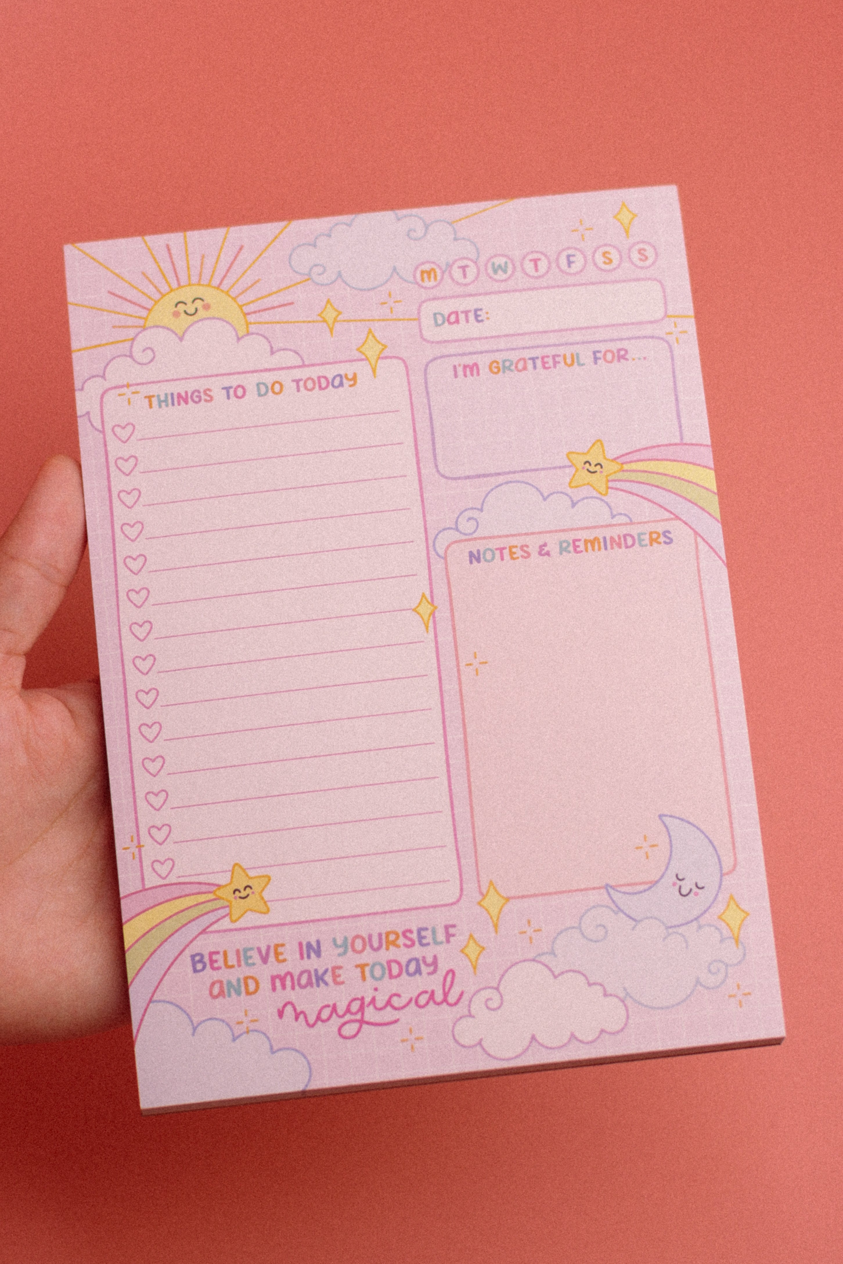 The Rosy Redhead Notepad