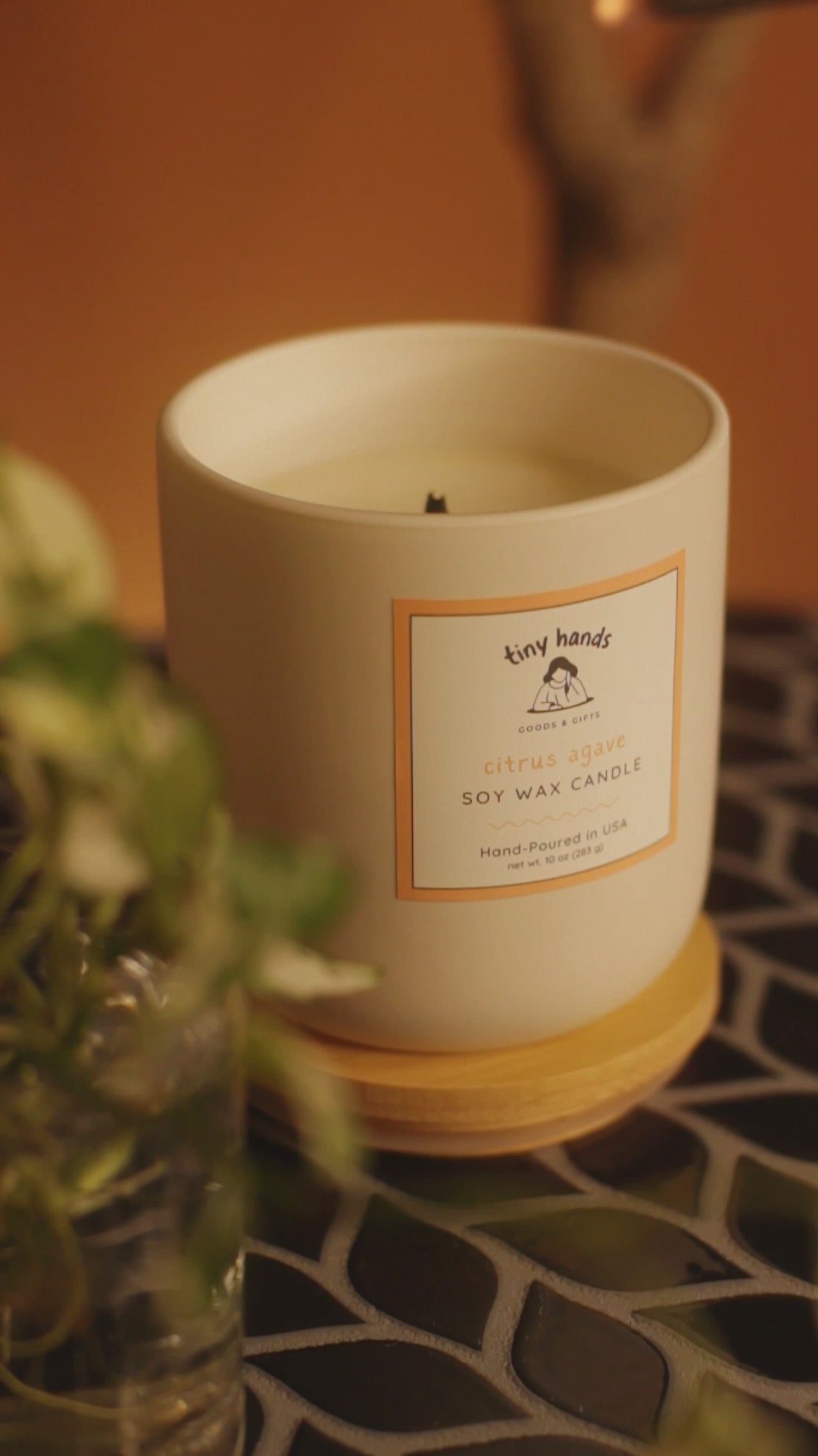 Load video: Tiny Hands Candle